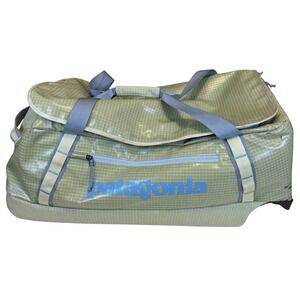 Patagonia Black Hole Wheeled Duffel Bag Sage Green Blue Rolling Luggage Travel